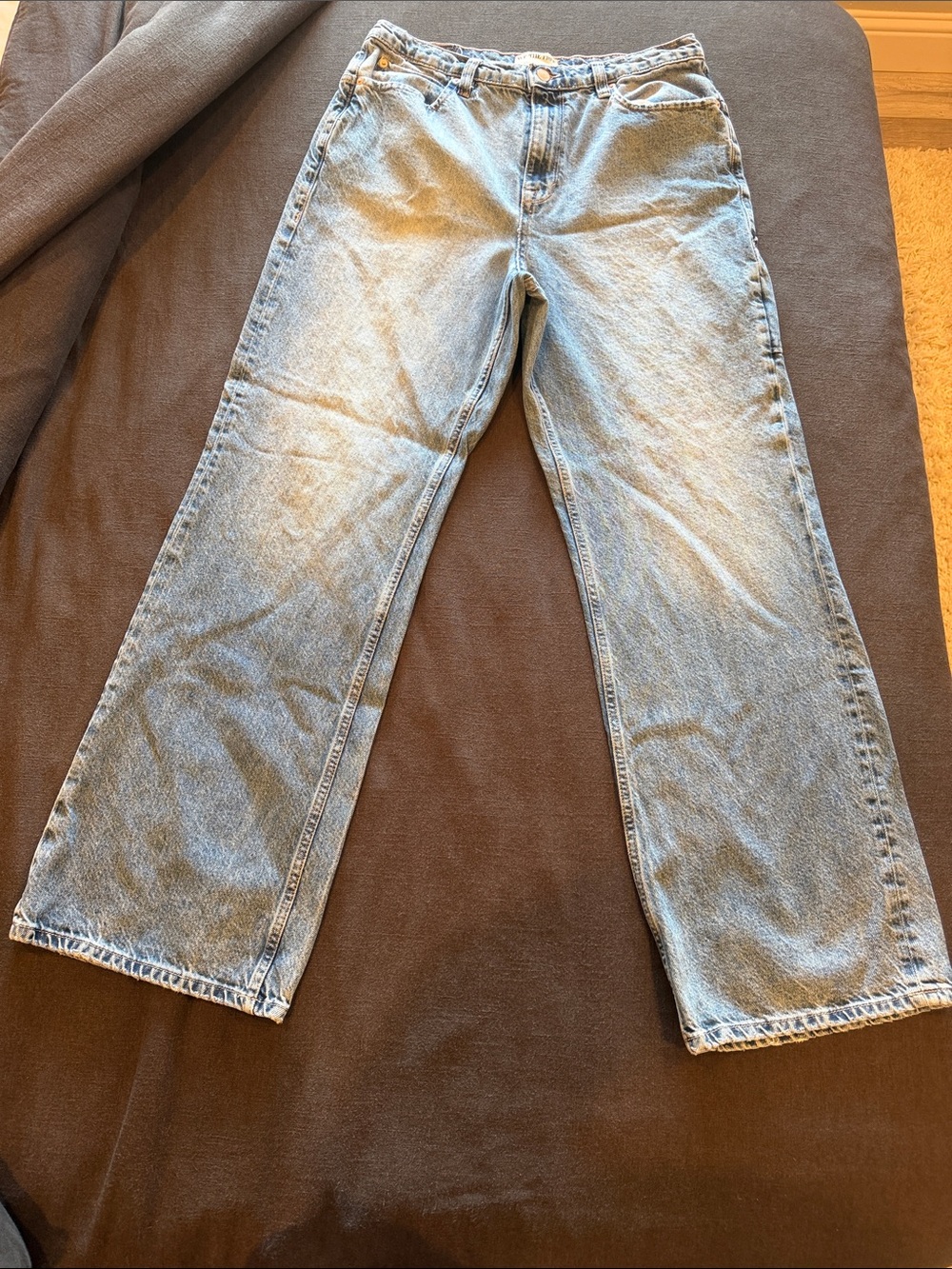 We The Free Light Blue Wide Leg Jeans